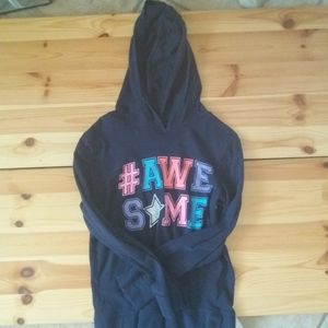 Children's Place #awesome navy hoodie  Sz 7/8